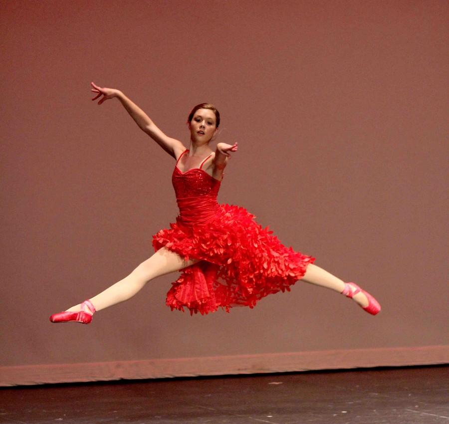 Freshman Kelsey Kussro performs at the Michigan Dance Centers Recital on May 17. Registration starts in June with classes like ballet, pointe, modern, jazz, tap, and hip hop.
