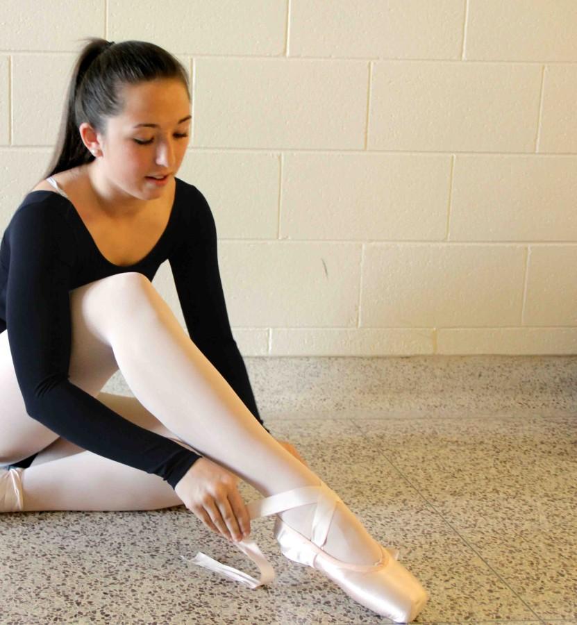 With plans to make a life out of her craft,  sophomore Katie Piwowarczyk devotes four days a week to practicing dance