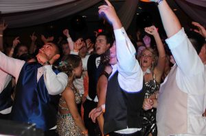 Senior Year. Surrounded by his friends, senior Justin Hang dances at prom. “It was my first prom, and it was great,” Hang said. “The DJ did an awesome job, I had an amazing date and I was really getting into it, so it was one of my best high  school experiences.” 