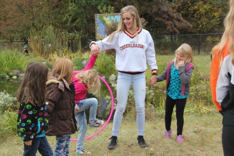 First graders visit for Pond Day