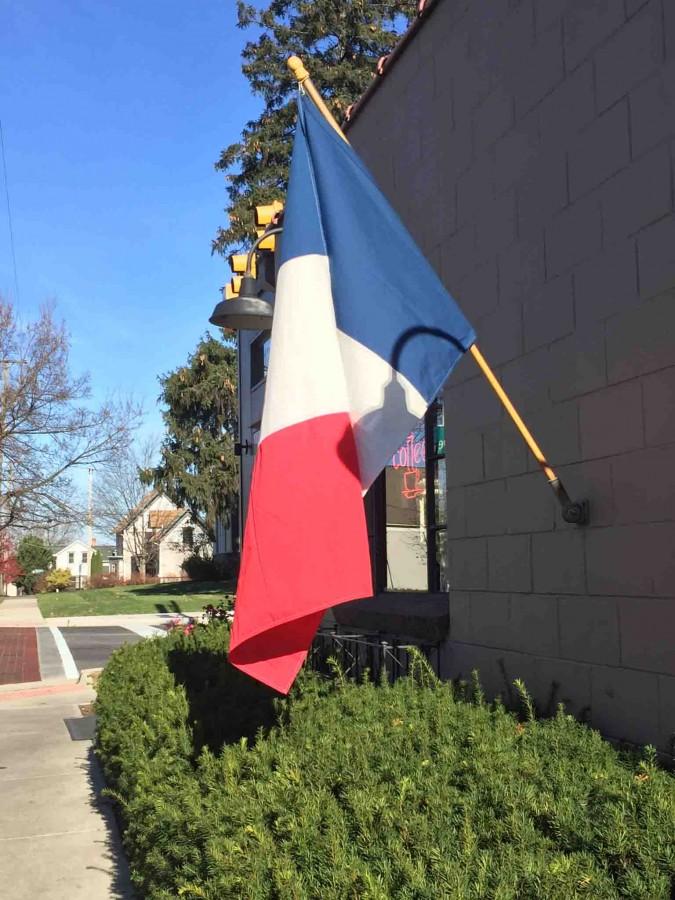 The+French+Laundry+flew+the+French+flag+in+respect+of+recent+events+in+Paris%2C+France.+