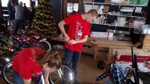 The Barn collects bikes for local foster children