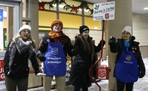 NHS raises money for the Salvation Army with bell ringing event