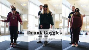 Video: Drunk Goggles experiment in forensics science
