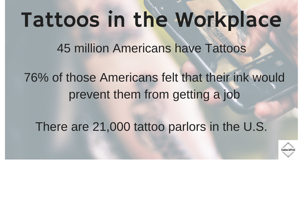 Tattoos should not be seen as a negative attribute in the workplace