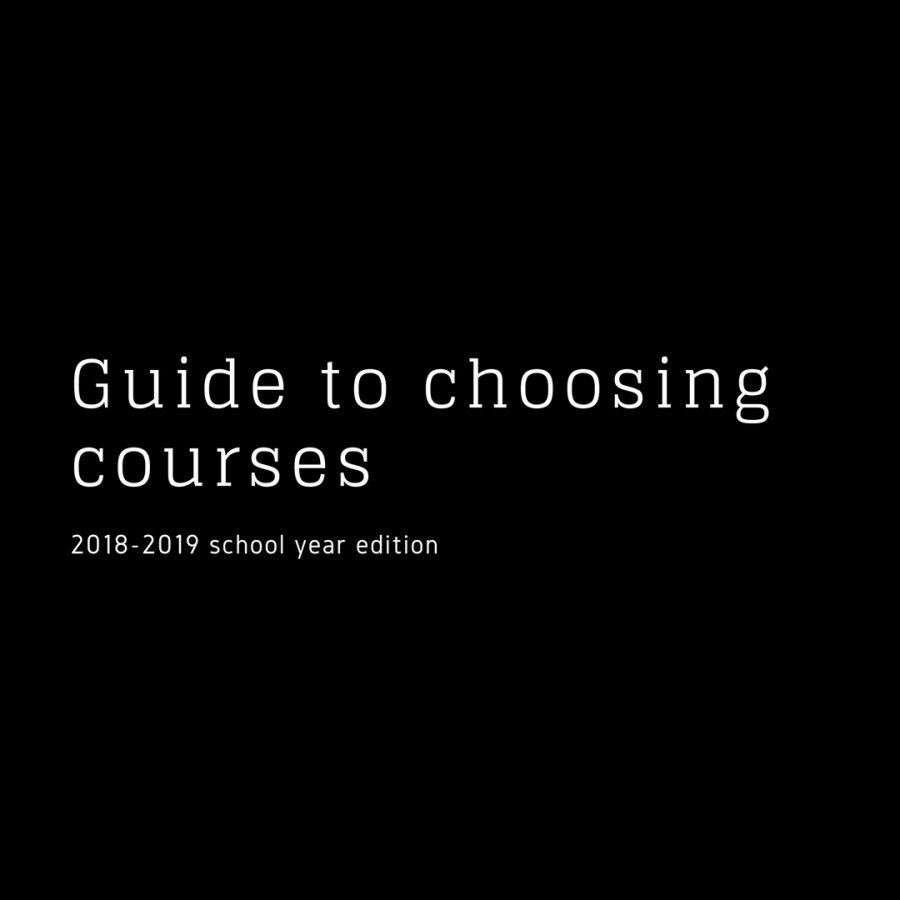 Guide to choosing courses