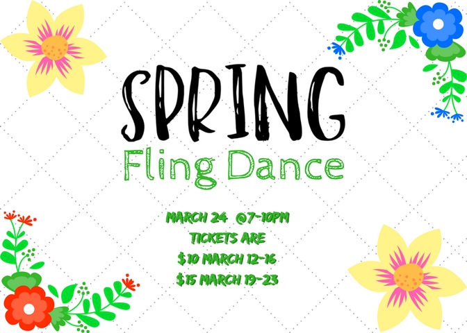 The Spring Fling dance replaces Snowcoming