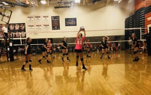 The freshman and JV volleyball teams serve their way to victory at recent tournament