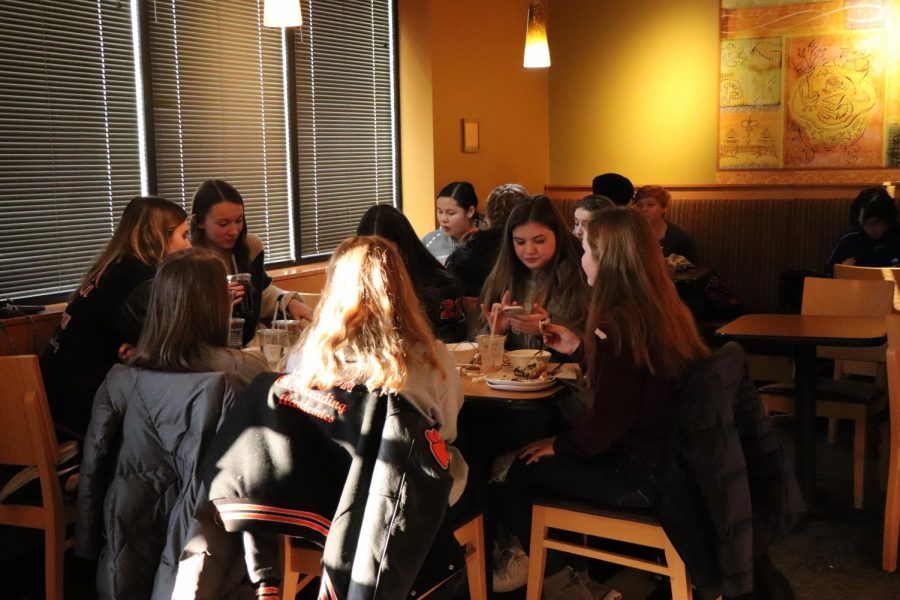 Sophomores begin studying for their exams on Jan. 14. FHS Publications held their annual Panera fundraiser on the first day of exam week. 