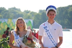 Freedom Festival King and Queen: Jacob Novak and Kaitlin Gruber