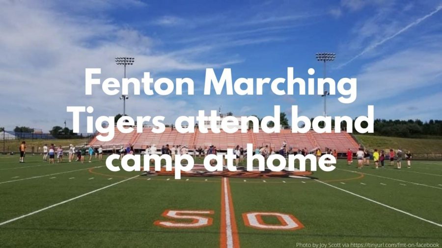 Fenton+Marching+Tigers+attend+band+camp+at+home