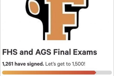‌FHS student petition to change final exams