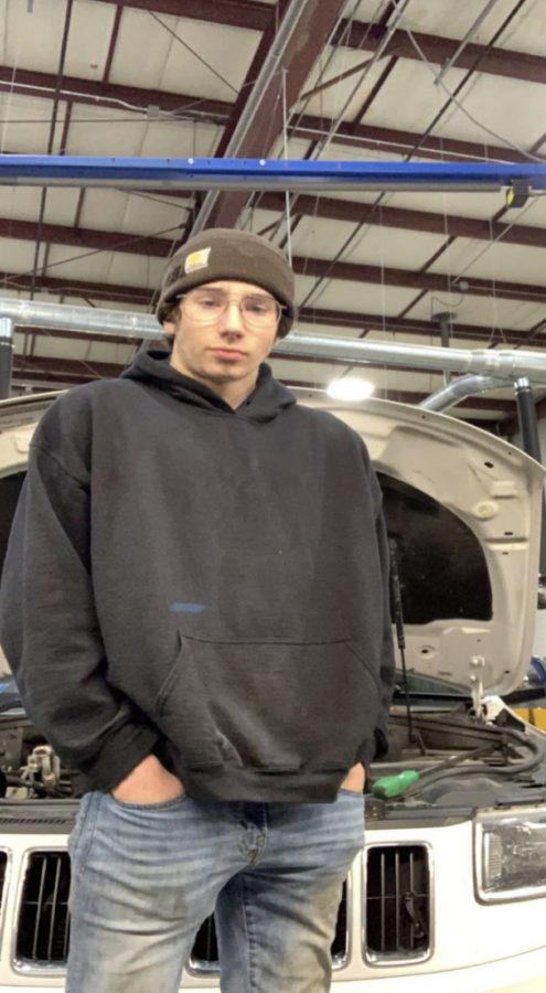 “My future goal is to get experience in the auto mechanic world through on the job training. I have a job at LaFontaine already so I’m gaining knowledge everyday.” -junior Carl Browne
