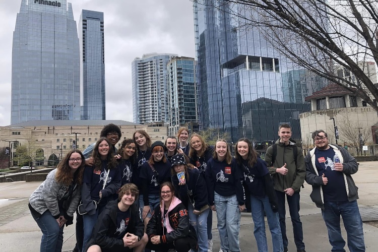 The Ambassadors attended a choir competition in Nashville
