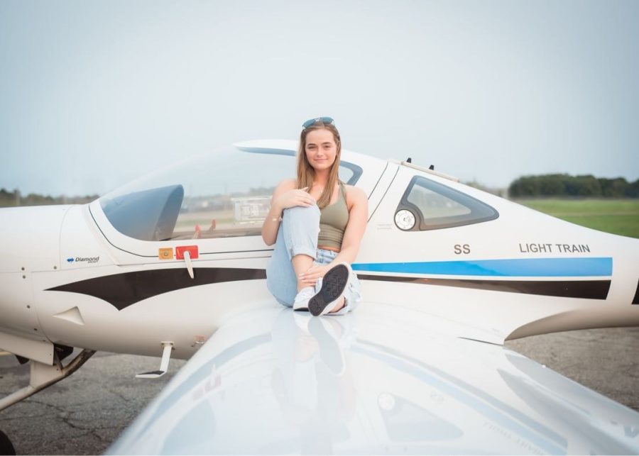 “After high school, my plan is to go to Embry Riddle which is one of the top flight schools. I am already achieving my goal of becoming a pilot because I am taking flight lessons right now and I currently have my private pilot license.” -senior Chloe Berbus
