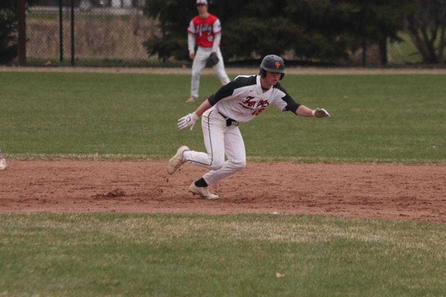 Leading off, sophomore Spencer Luck returns to second base. After a snow storm, Fentons game against Holly got rescheduled for April 20, the Tigers beat the Bronchos 9-0. 