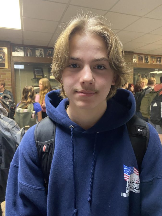 “Skateboarding makes me the happiest; skateboarding makes me happy because it gets me outside and I get to hang out with my friends. I skateboard at bush park and I skateboard everyday. The first trick I learned was an ollie and the hardest trick I can do is a varial healflip.” -sophomore Wyatt Senyk 
