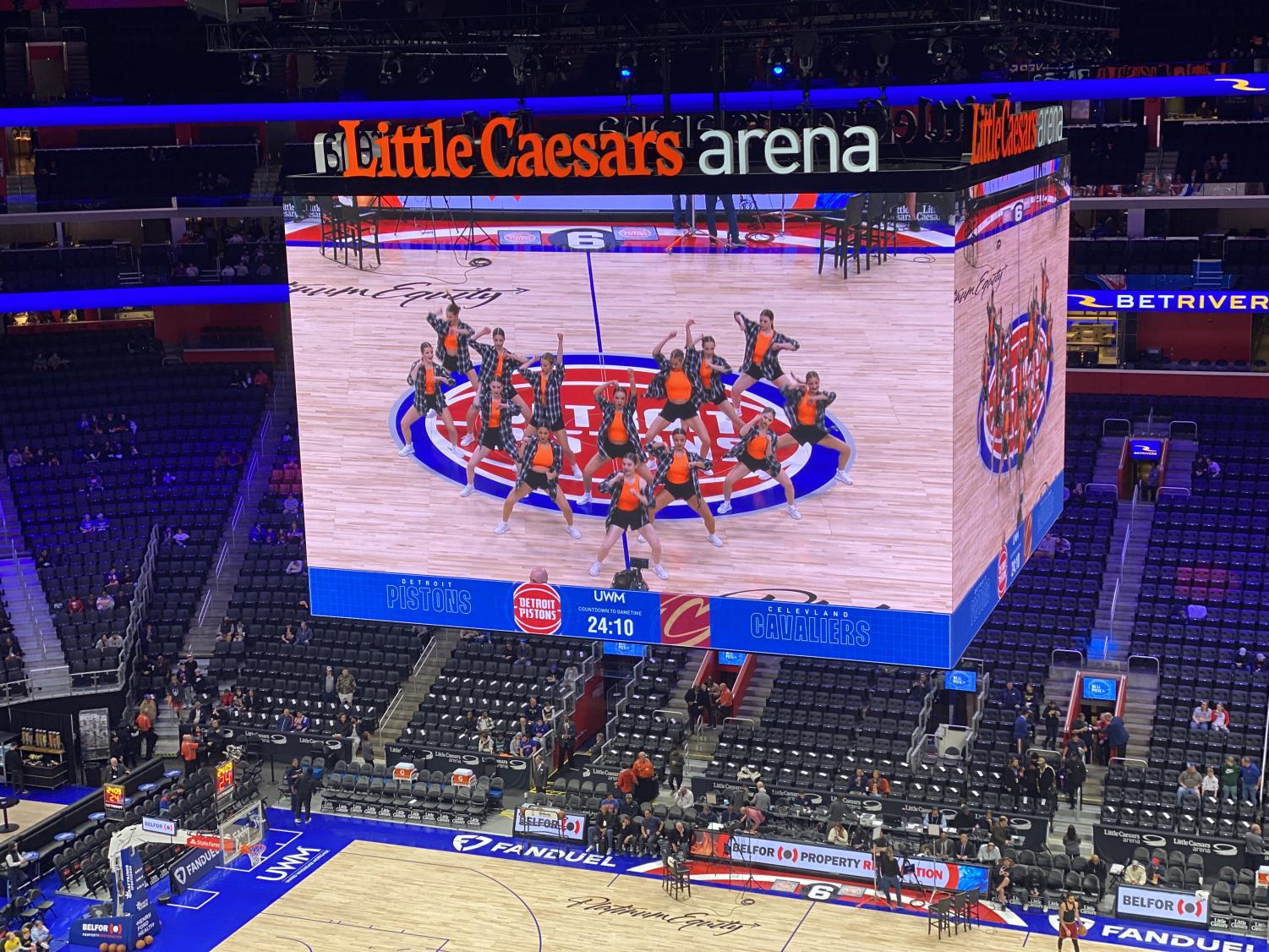 FSD shines new light on Pistons, Wings games at Little Caesars Arena