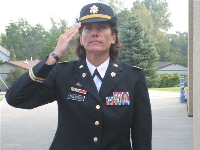 Next steps for administrator Stefanie Roberts after completing military service