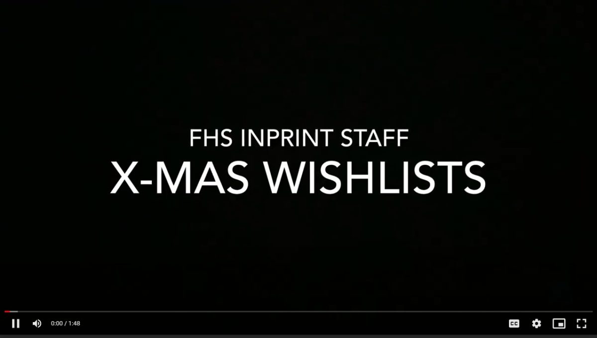 InPrint Staff Christmas Wishlist