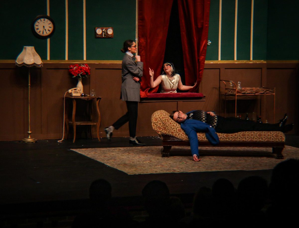 Performing, IB theater put on their production of The Play That Goes Wrong. On Dec 21, the young actors present their twist on a murder mystery. 