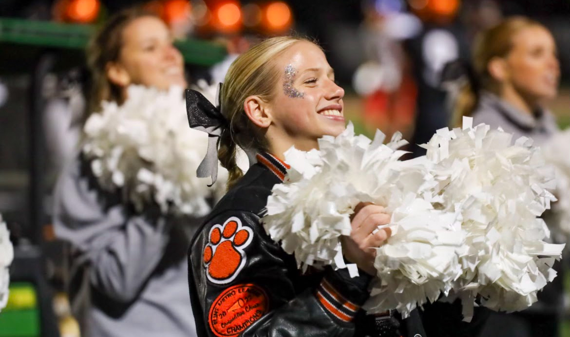 “I have been cheering for nine years and I plan on continuing throughout high school and into college. I love the memories the team makes at football games and during competitive season. The bond between the girls grows so much closer during comp and our skills improve.” - junior Liz Beaven
