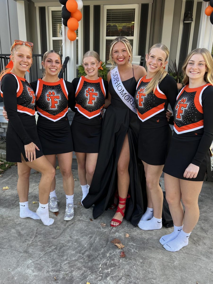 “Ive been cheering for seven years and I cannot describe the impact that Fenton Cheer has made on me. The bonds we have made over the past few years are ones that will last a lifetime. We are all so close like a family and will always support each other through anything. I can’t wait to see what next season brings.” - sophomore Audrina Becker