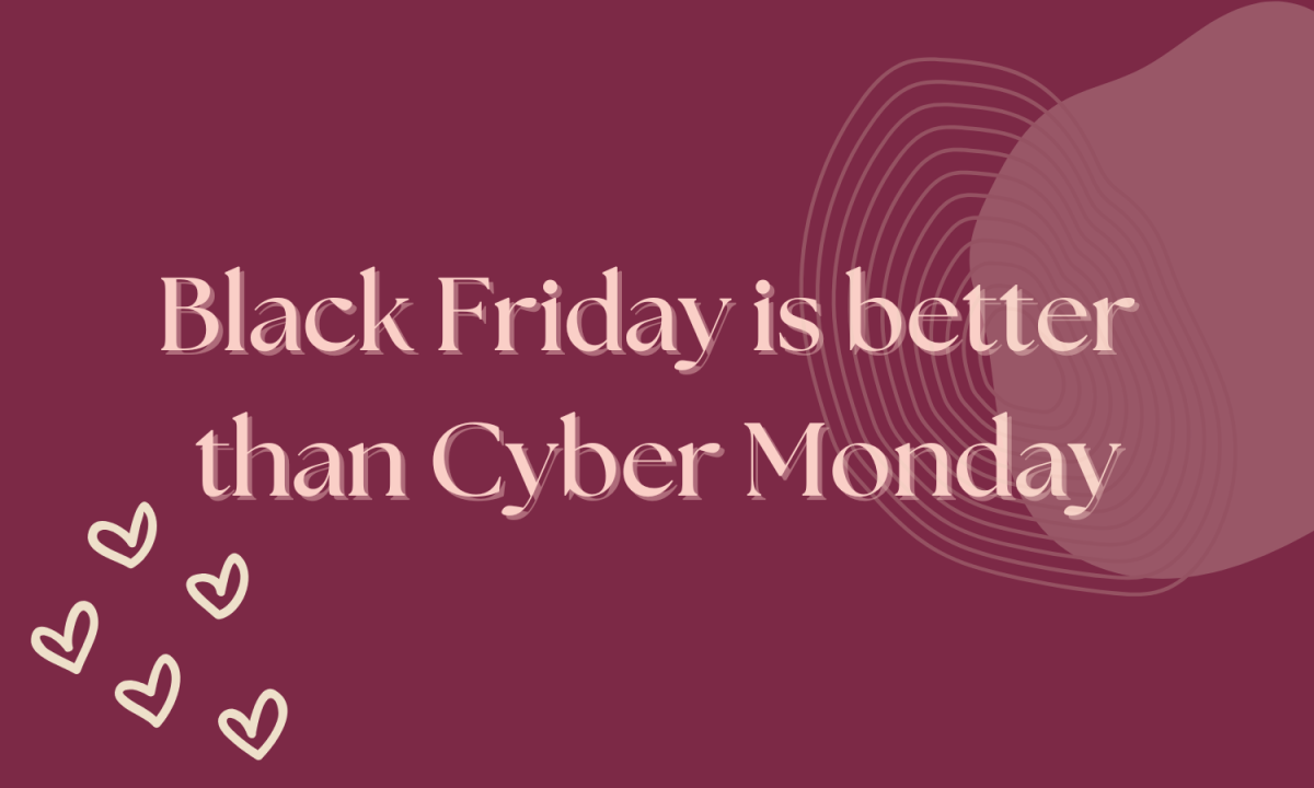 Opinion:  Black Friday is better than Cyber Monday