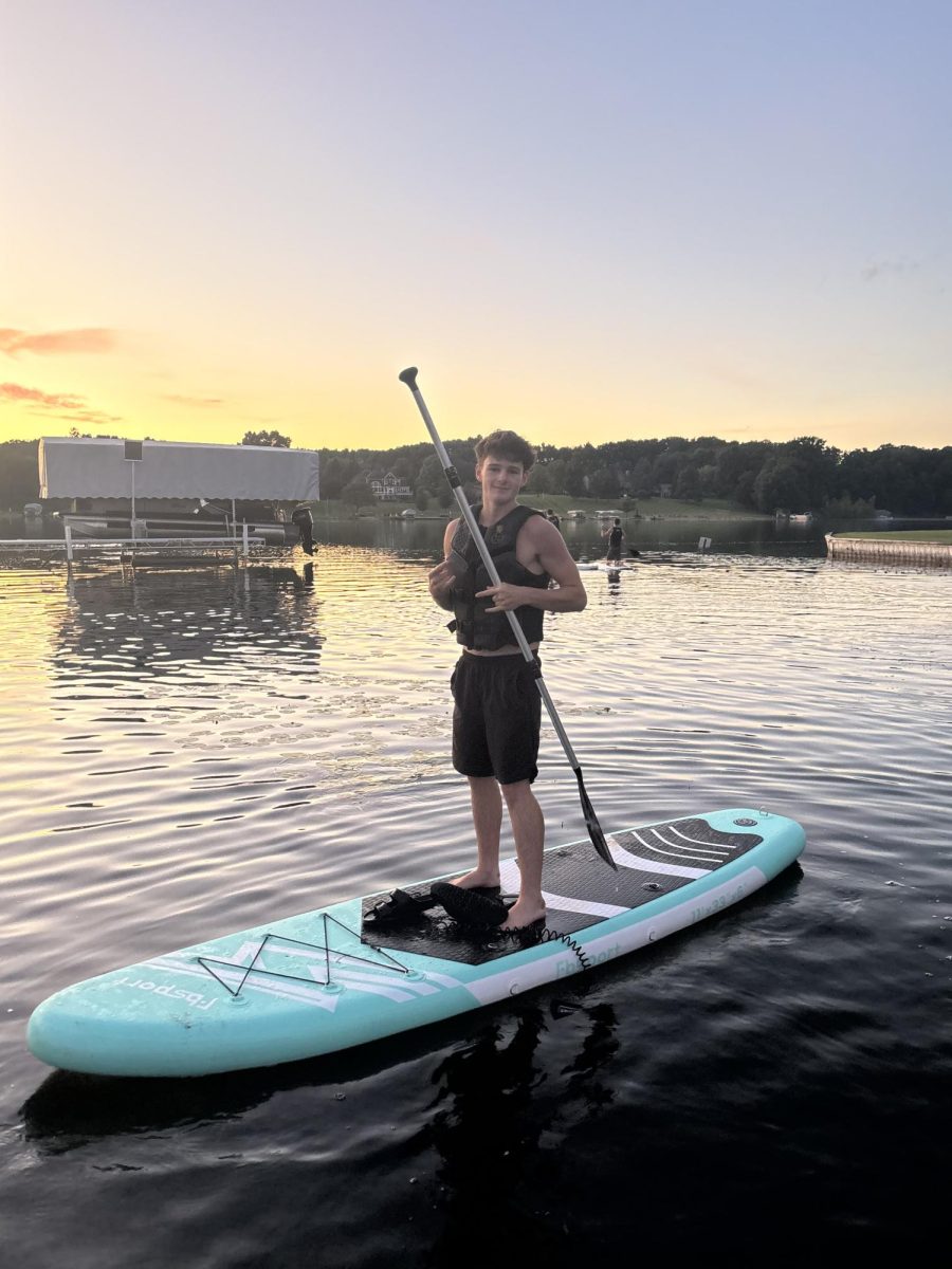 “My favorite hobbies are cooking, running, swimming, and skiing. I like skiing because I do it with friends. My favorite food is sushi. I like fried with crab.” -Sophomore Gavin Nakai