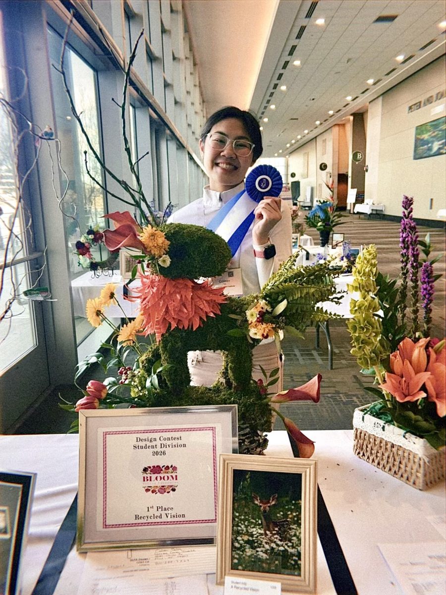“Currently, my favorite hobbies are gardening, doing floral work, and drawing. I love working with flowers. I enjoy that when it comes to drawing, you’re able to put your feelings into art and visualize it. I do color guard for marching band, and I really enjoy all the teamwork, and I get to see how everyone works together to collaborate.”- Junior Colleen Salim